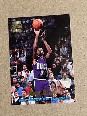 1996 Stadium Club Rookies #R5 Ray Allen Milwaukee Bucks Basketball Card
